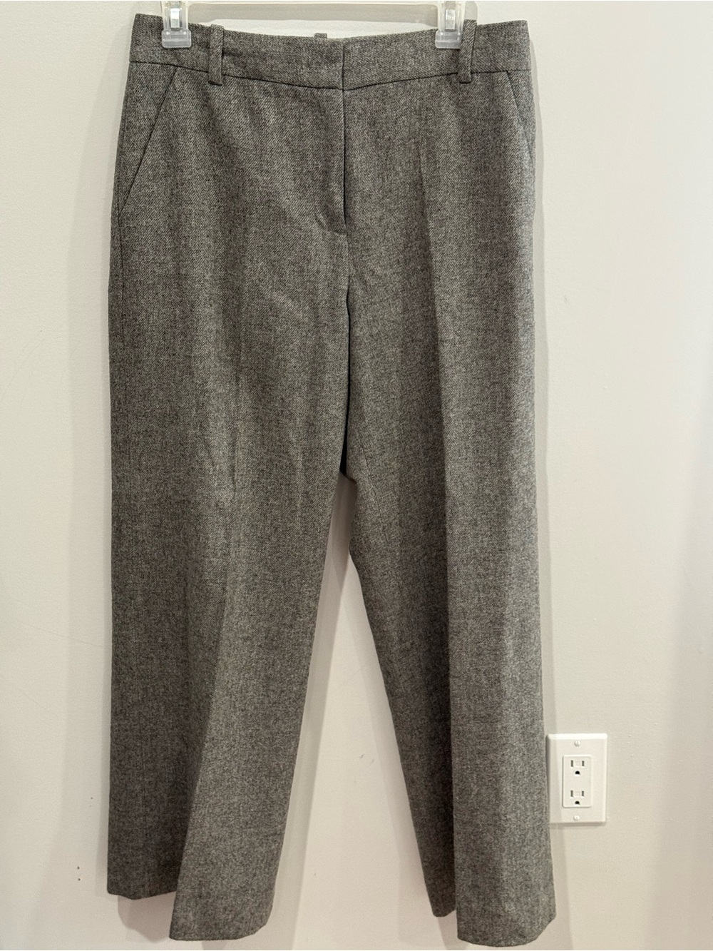 J Crew 6 Hutton Trouser Wools Gray Dress Pants 791